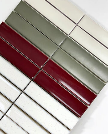 โมเสค TIMELESS TILES รุ่น TIPZY 27.5X29.6 ซม. RED WINE ผิวเงา กระเบื้องผนัง_5